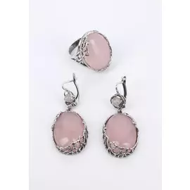 Набор (Кольцо+серьги)"Княгиня"