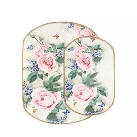 Набор ковриков для ванной "Нежная акварель"