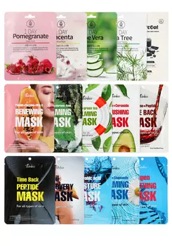 Набор масок для лица, 15 в 1