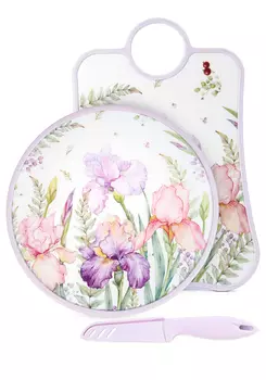 Набор: разделочные доски, 2 шт. + нож