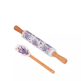 Набор: скалка+лопатка из силикона