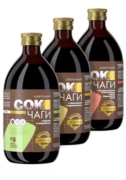Набор "Сок чаги", 3 шт.