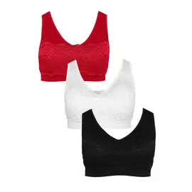 Набор топов «Ажур Бра», 3 шт.