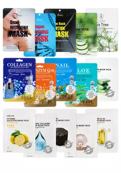 Набор уходовых корейских масок 15 в 1