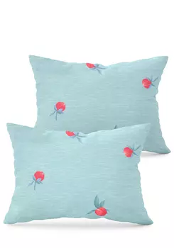 Наволчка из поплина "Ночной ирис", 2 шт.