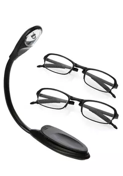 Очки "Фокус Плюс" 2 шт+ Лампа на прищепке