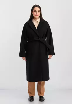 Пальто на подкладе длины миди