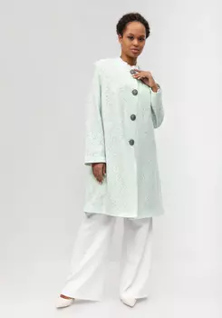 Пальто трикотажное удлиненное