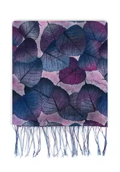 Палантин женский "Листья на ветру"