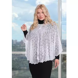 Пелерина ажурная oversize