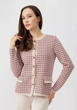 Пиджак с принтом "гусиная лапка"