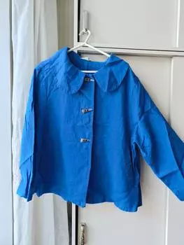 Пиджак женский синий