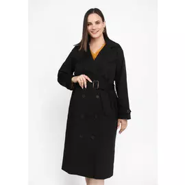 Плащ-тренчкот двубортный