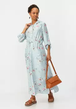 Платье А-силуэта на кулиске