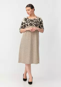 Платье "Горох" с принтом