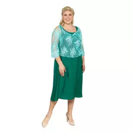 Платье коктейльное с накидкой