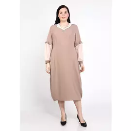 Платье макси с оригинальным декором