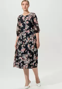 Платье миди свободного кроя