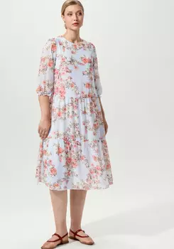 Платье миди свободного кроя