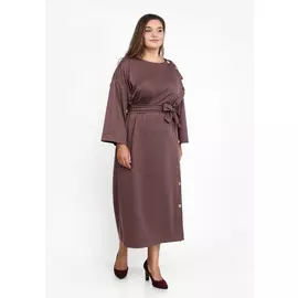 Платье на пуговицах сбоку