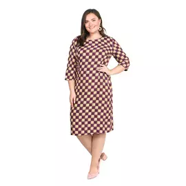 Платье "Стильная клетка"