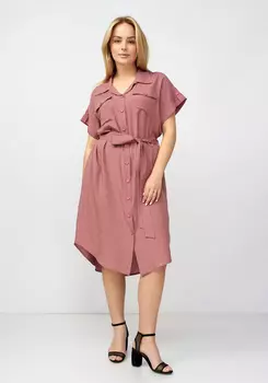 Платье рубашка на пуговицах