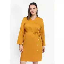 Платье с асимметричной застежкой