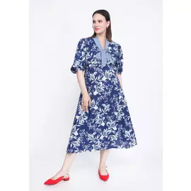 Платье с бантом на вороте