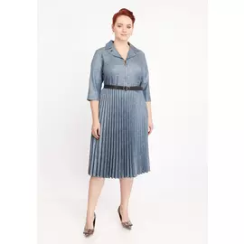 Платье с декором люверсы