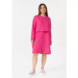 Платье с декором сзади