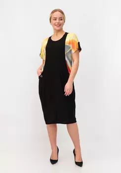 Платье с имитацией сарафана