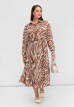 Платье с плиссированной юбкой