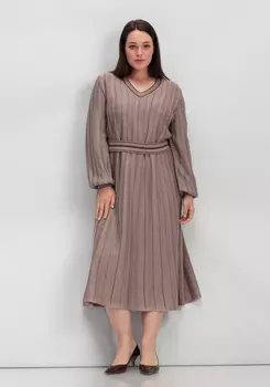 Платье с полосами из метанити