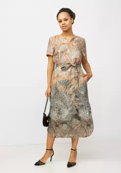 Платье с поясом "Сабина"