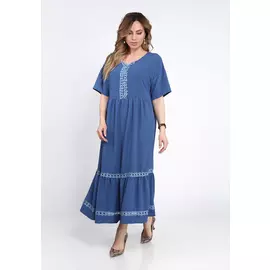 Платье с прозрачной вставкой