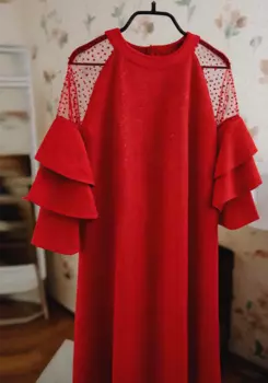 Платье с рукавом волан Resale