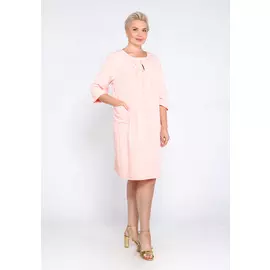 Платье с вырезом капелька и украшением