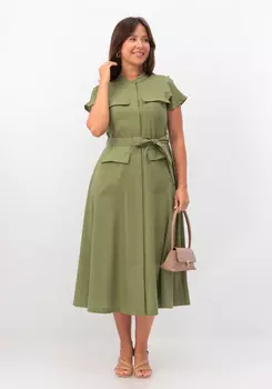 Платье-сафари А-силуэта