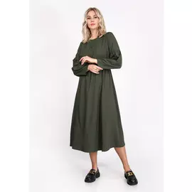 Платье со сборкой на резинке