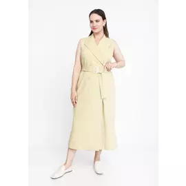 Платье-жилет двубортное