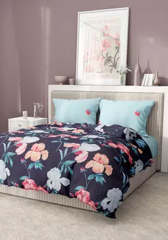 Пододеяльник из поплина "Ночной ирис"