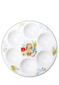 Подставка для 6 яиц "Кролики"