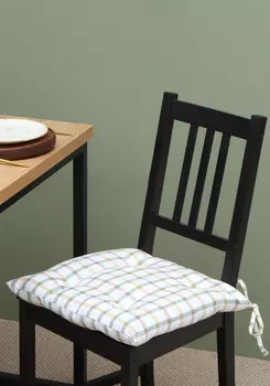 Подушка на стул клетка
