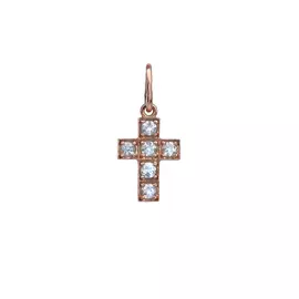 Подвеска-крест серебряная "Всевышний"