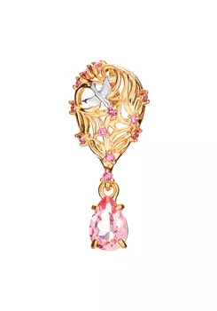 Подвеска серебряная "Птица счастья"