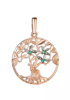 Подвеска серебряная "Райское дерево"