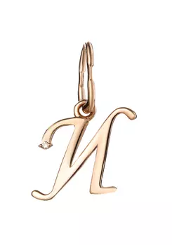 Подвеска серебряная "Заглавная буква"