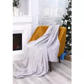 Покрывало - плед "Вальс снежинок"