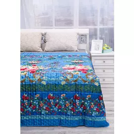 Покрывало шелковое "Райский сад"