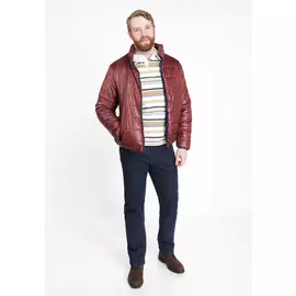 Поло с длинными рукавами в полоску